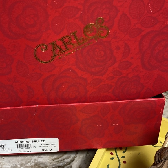 Ladies tan high heel suede shoes - Picture 6 of 6